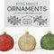 Christmas Ornament Storage Container,Box Stores Up to 96, Adjustable Dividers, Large Organizer Bin to Protect and Store Holiday Décor